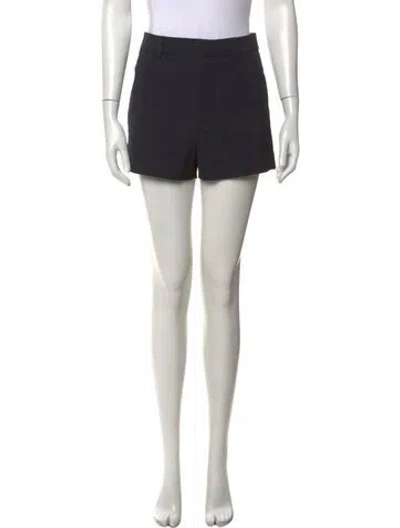 Pre-owned Zadig & Voltaire Wool Mini Shorts In Black