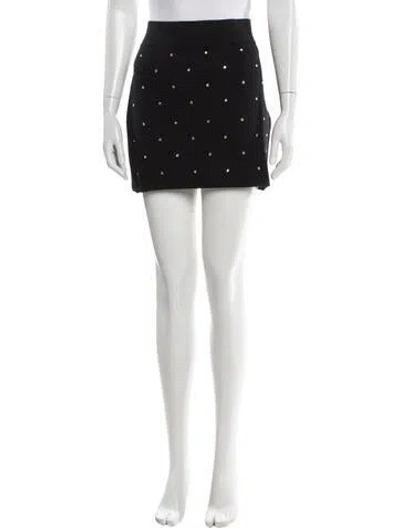 Pre-owned Zadig & Voltaire Wool Mini Skirt In Black