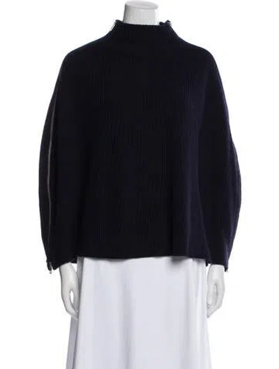 Pre-owned Zadig & Voltaire Wool Poncho In Blue