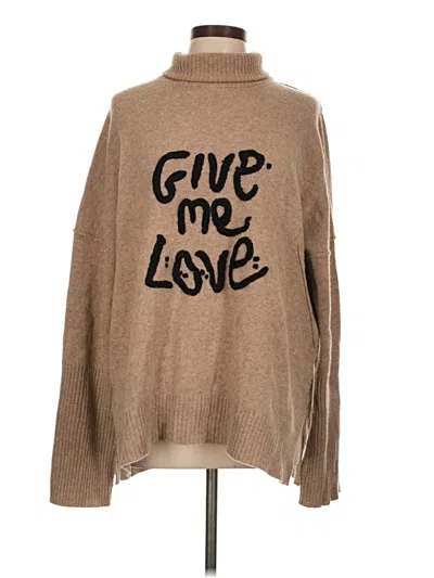 Pre-owned Zadig & Voltaire Wool Pullover Sweater In Brown