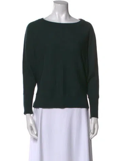 Pre-owned Zadig & Voltaire Wool Scoop Neck Sweater In Green