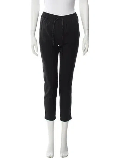 Pre-owned Zadig & Voltaire Wool Skinny Leg Pants In Black
