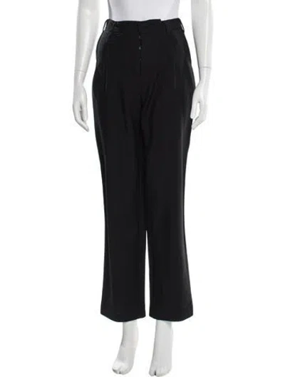 Pre-owned Zadig & Voltaire Wool Straight Leg Pants In Black