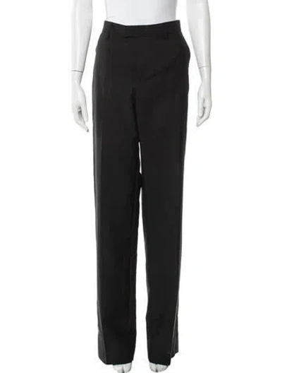 Pre-owned Zadig & Voltaire Wool Straight Leg Pants In Black