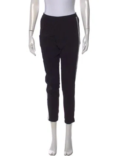 Pre-owned Zadig & Voltaire Wool Straight Leg Pants In Black