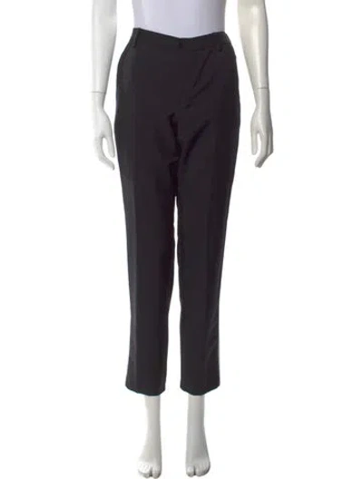 Pre-owned Zadig & Voltaire Wool Straight Leg Pants In Black