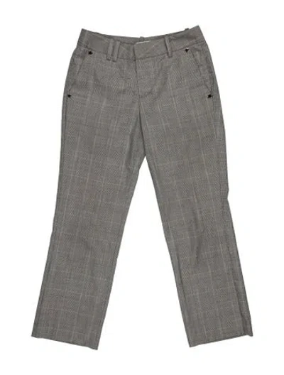 Pre-owned Zadig & Voltaire Wool Straight Leg Pants In Grey