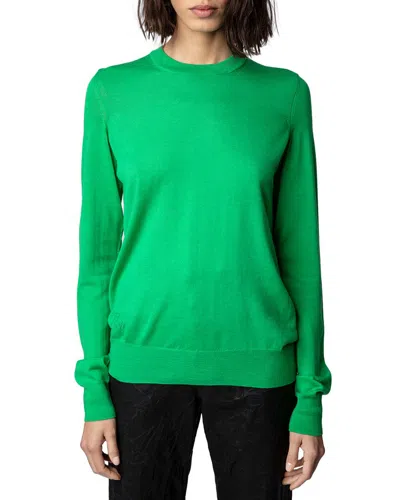 Zadig & Voltaire Wool Sweater In Green
