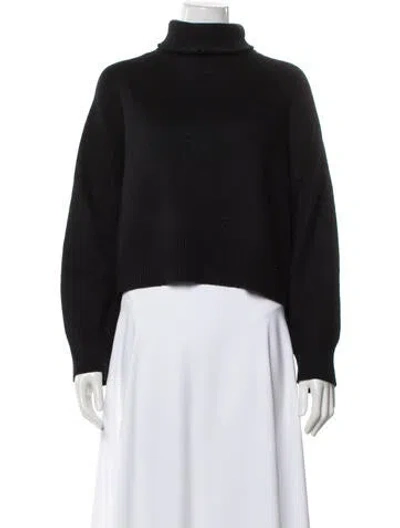 Pre-owned Zadig & Voltaire Wool Turtleneck Sweater In Black