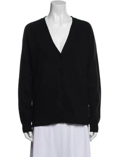 Pre-owned Zadig & Voltaire Wool V-neck Sweater In Black