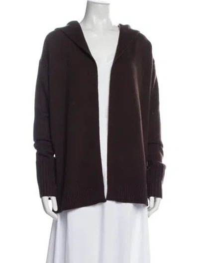Pre-owned Zadig & Voltaire Wool V-neck Sweater In Brown