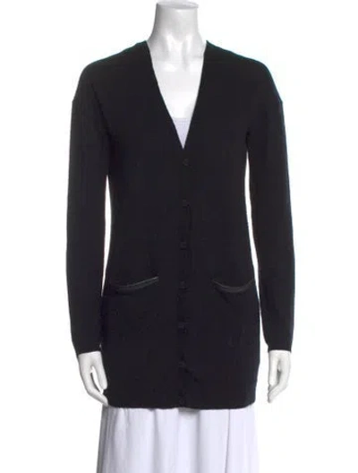 Pre-owned Zadig & Voltaire Wool V-neck Sweater In Multi
