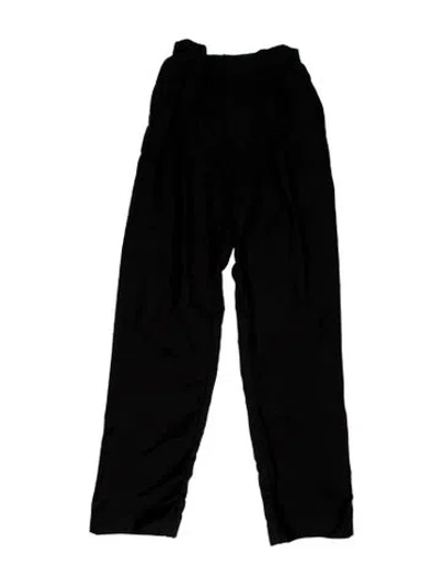 Pre-owned Zadig & Voltaire Wool Wide Leg Pants In Black