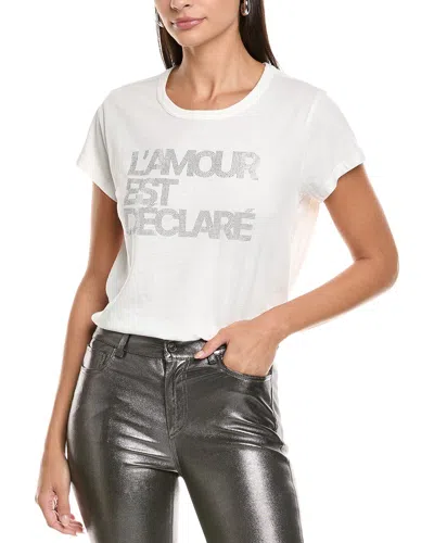Zadig & Voltaire Woop Amour T-shirt In White