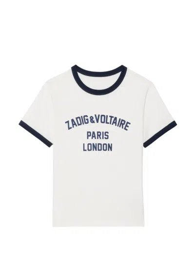 Zadig & Voltaire Woos Logo-print T-shirt In White