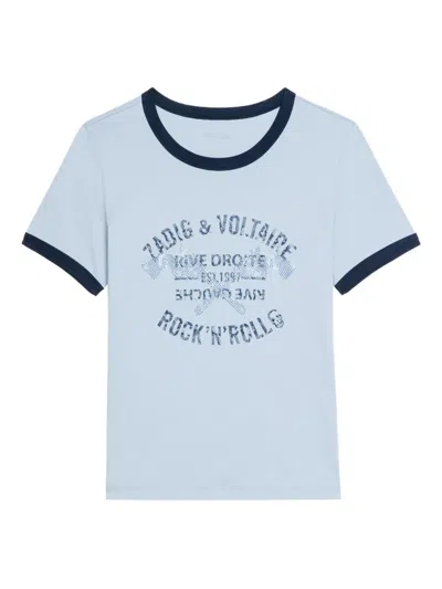 Zadig & Voltaire Woos Rhinestone-embellished T-shirt