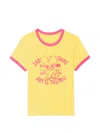 Zadig & Voltaire Womens Banana Woos Mouse-print Cotton-jersey T-shirt In Yellow