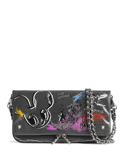 Zadig & Voltaire X Humberto Cruz Rock Chain Clutch Bag In Multi