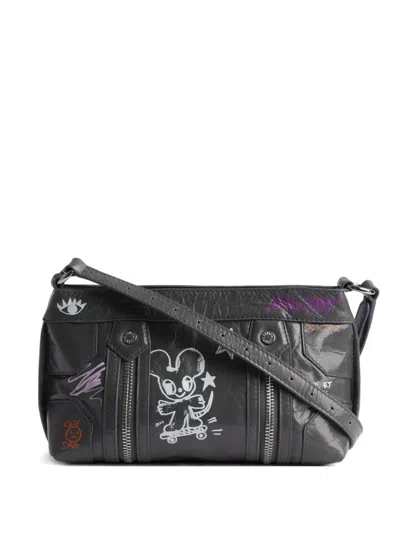 Zadig & Voltaire X Humberto Cruz Sunny Mood Cross Body Bag In Black