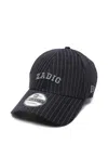 Zadig & Voltaire X New Era 9forty Pinstripe Logo Cap In Black