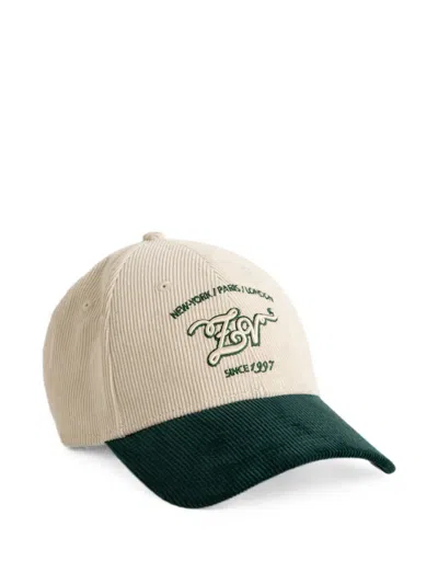Zadig & Voltaire New Era X Zv Velvet Corduroy Tennis Cap In Green