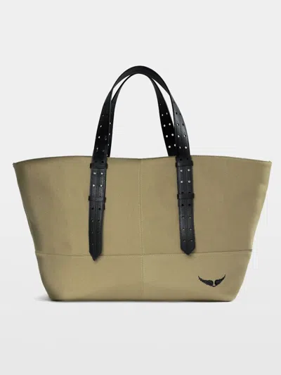 Zadig & Voltaire Z Camp Tote Bag In Black