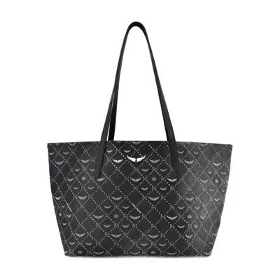 Zadig & Voltaire Zadig&voltaire Z Monogram Tote In Black