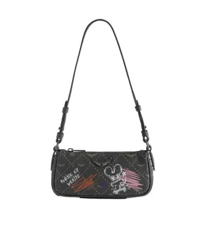 Zadig & Voltaire Z Pocket Monogram Tag Clutch