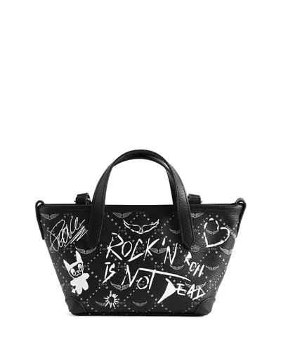 Zadig & Voltaire Z Rock Nano Shopper Tote In Black