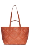 Zadig & Voltaire Z X-large Monogram Shopper Tote Bag In Orange