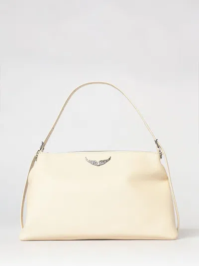 Zadig & Voltaire Zadig &amp; Voltaire Jim Grained Leather Bag  In White