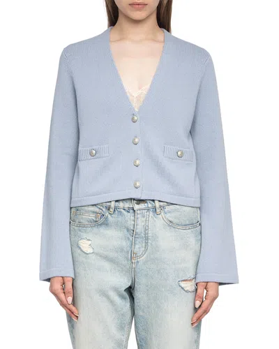 ZADIG & VOLTAIRE ZADIG & VOLAIRE NOLLY V NECK CARDIGAN