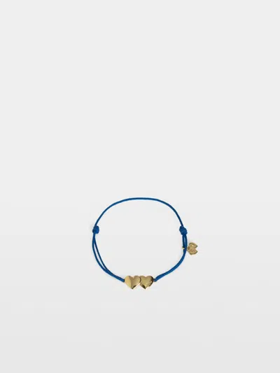 Zadig & Voltaire Zadig Link Heart Bracelet In Blue