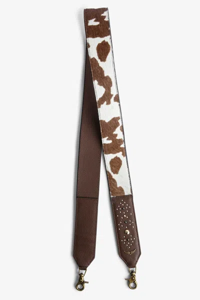 Zadig & Voltaire Zadig Shoulder Strap In Brown