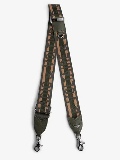 Zadig & Voltaire Zadig Shoulder Strap In Green