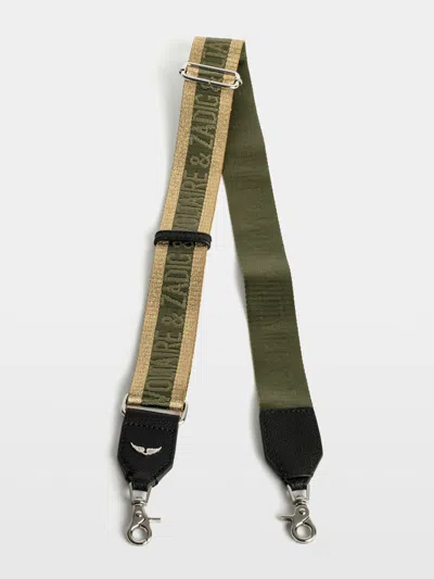 Zadig & Voltaire Zadig Shoulder Strap In Green