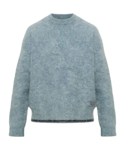 Zadig & Voltaire Zadig  Voltaire Markuz Fuzzy Knitted Sweater In Blue