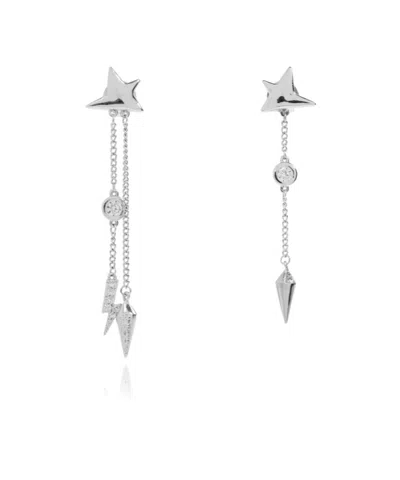 Zadig & Voltaire Zadig  Voltaire Nova Earrings In Silver