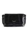 Zadig & Voltaire Zadig  Voltaire Studded Shoulder Bag In Black