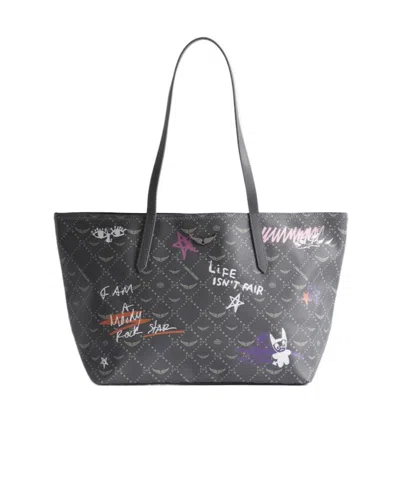 Zadig & Voltaire Zadig  Voltaire Z Shopper Monogram Top Handle Tote Bag