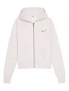 Zadig & Voltaire Zip-front Hoodie In White