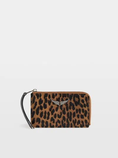 Zadig & Voltaire Zv Card Holder In Brandy