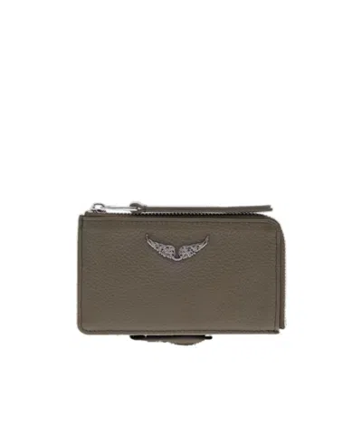 Zadig & Voltaire Zv Card Holder In Green