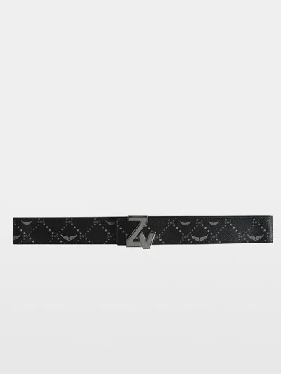 Zadig & Voltaire Zv Initiale Belt In Animal Print