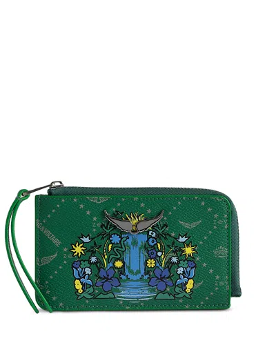 Zadig & Voltaire Zv Monogram Card Holder In Multi