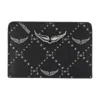 Zadig & Voltaire Zadig&voltaire Zv Pass Monogrammed Card Case In Black