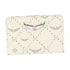 Zadig & Voltaire Zadig&voltaire Zv Pass Monogrammed Card Case In White