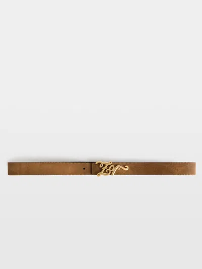 Zadig & Voltaire Zv Reversible 30mm Belt In Cognac