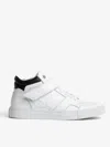 Zadig & Voltaire Mid Flash Smooth Leather Sneaker In White