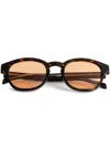 Zadig & Voltaire Zv23h6 Round-frame Sunglasses In Brown